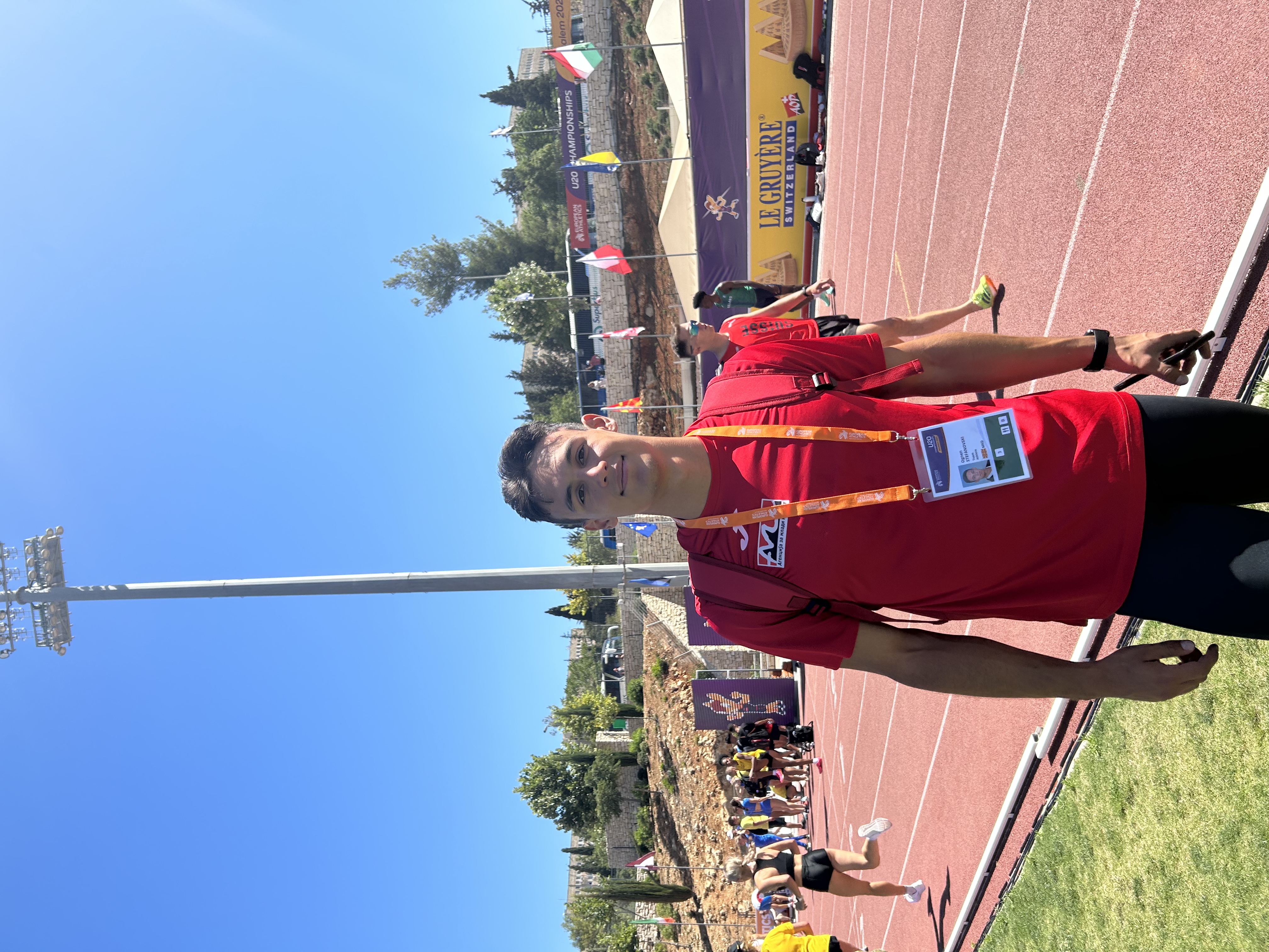 Ognen Stefanovski in intense training