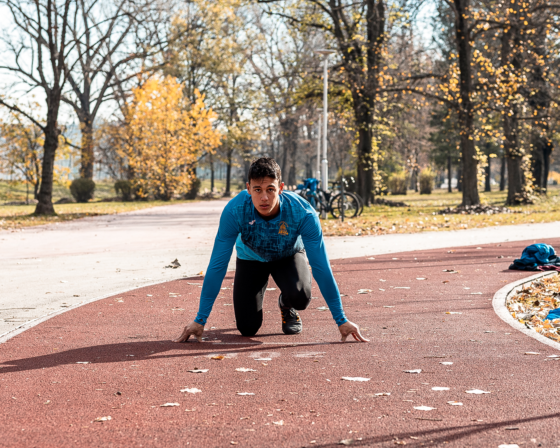 Championship victory moment